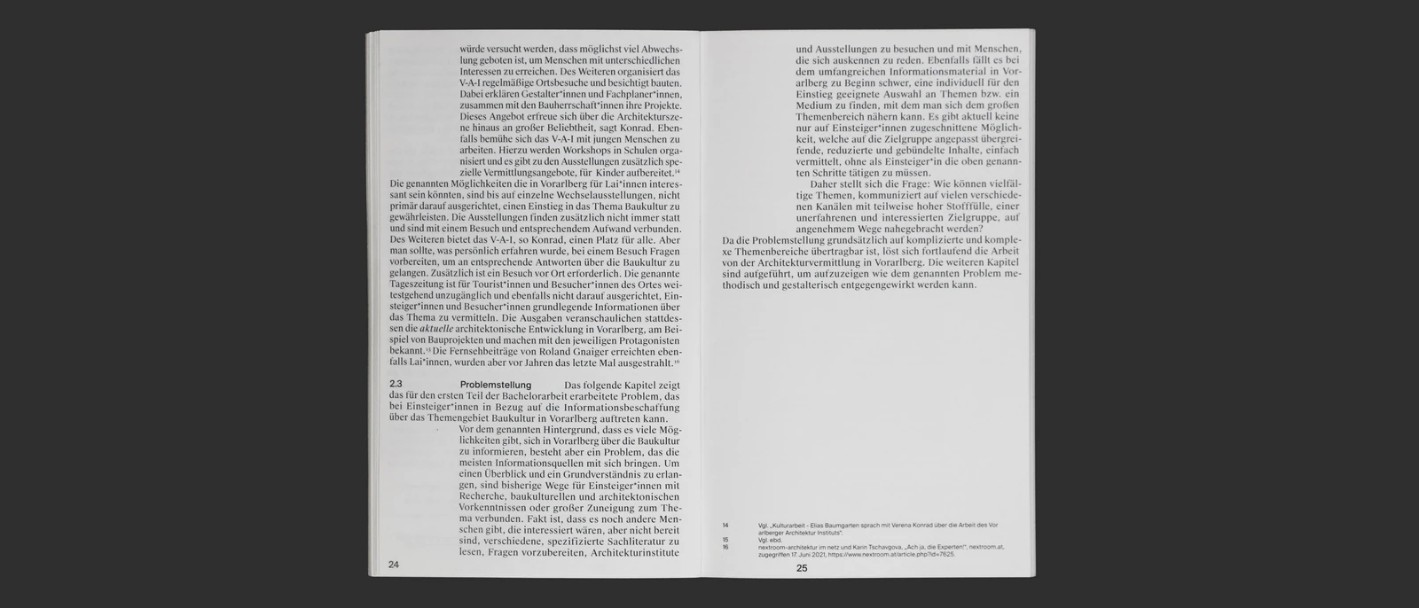 Open book spread with two columns of German text.